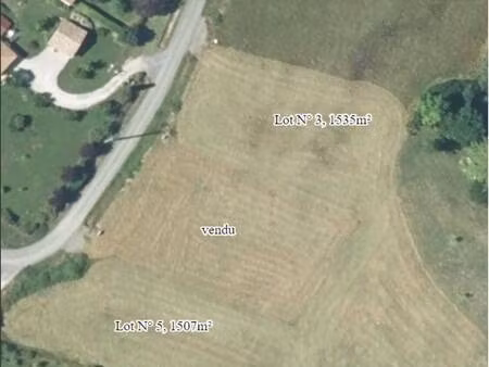 terrain constructible viabilisé à vendre