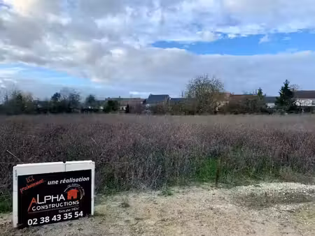 vente terrain 542 m² à la ferté-saint-aubin (45240)  82 000 €