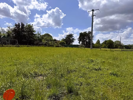 vente terrain à batir 645 m² à esvres (37320)  80 000 €
