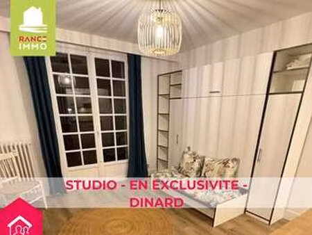 location appartement t1 à dinard centre ville (35800) : à louer t1 / 25m² dinard centre vi