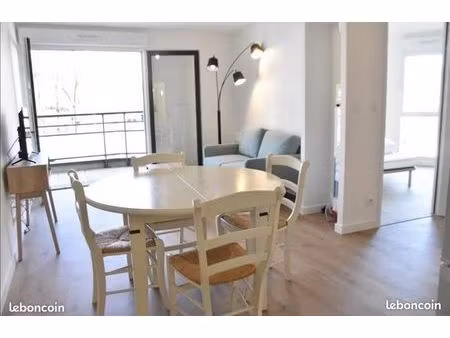 t2 meublé 39 m² – terrasse  parking privatif – résidence récente (dpe c) – notre-dame-de-b