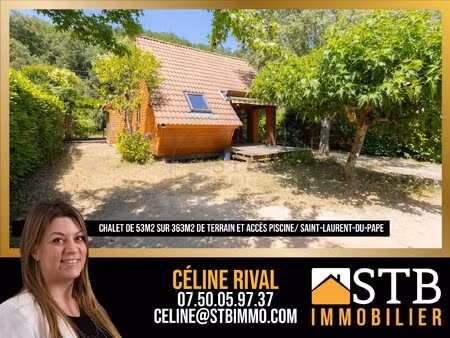 chalet de trois pièces au calme à saint-laurent-du-pape