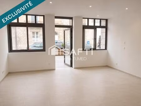 rare à salins-les-bains : t2 au rdc