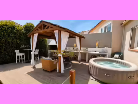 fourques – villa 3 faces de plain-pied t4 de 110 m² + garage