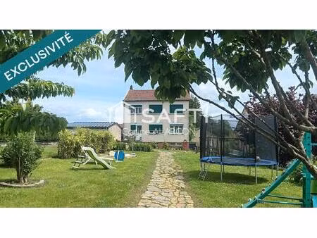 beau potentiel et beaux volumes : grande maison familiale avec sous-sol total  prévoir raf