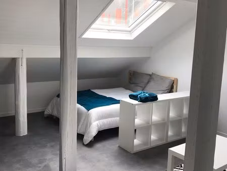 particulier loue tb studio chambery 27 m2 + sous pente