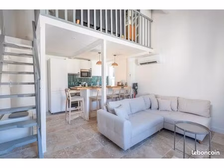 marseille 6ème — studio meublé loué  investissement 5 5% net
