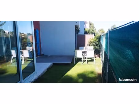 f2 avec jardin et terrasse