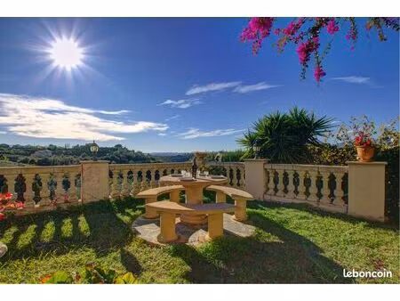 st laurent du var - corniche fahnestock - vue panoramique & calme absolu – maison avec app