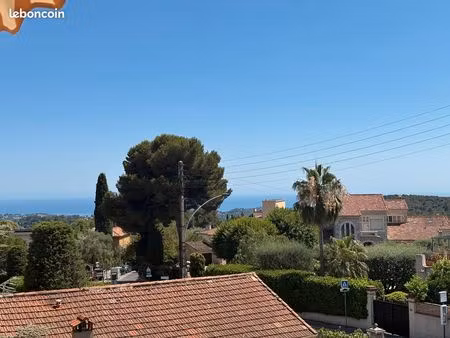 coup de cœur à vence – appartement 3p avec terrasse et vue mer