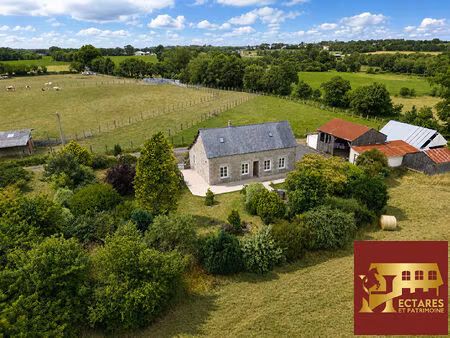 propriété équestre sur 12 hectares d'un seul tenant maison 90m2 et dépendances