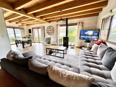 maison individuelle à ossature bois – 150 m² – 5 chambres – sous-sol complet – secteur cal