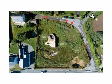 vente terrain guerande 44350 850m²