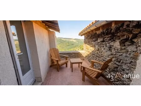 maison f5  95m²  terrasse  rochetaillee et sa vue époustouflante