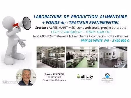 fonds de commerce 650 m²