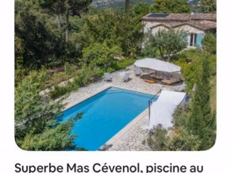à louer à l’année  belle maison 18 eme anduze