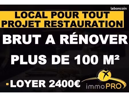 local commercial 110 m²