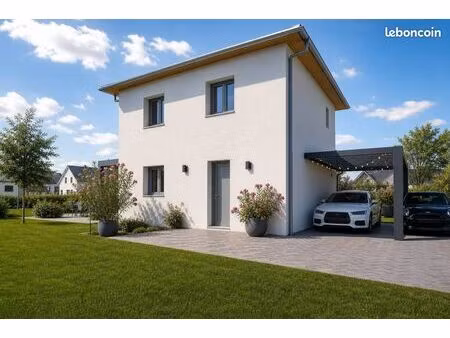 maison 5 pièces 98m2 sur un terrain plat et viabilisé de 338m2