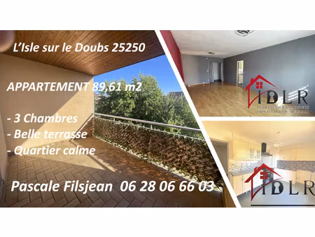 appartement t4 avec terrasse couverte