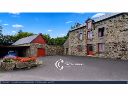 a vendre maison pierres de 274 m² - terrain 9795 m² - cherrueix