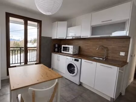 charmant studio meublé avec vue au mont-saxonnex