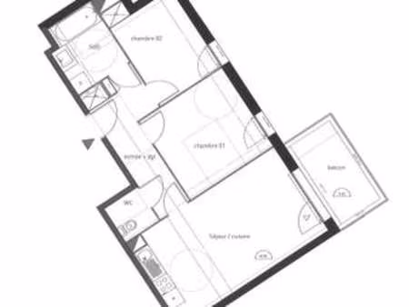 location appartement 3 pièces à vertou (44120) : à louer 3 pièces / 57m² vertou