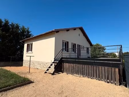 maison 80m2 sur terrain clos