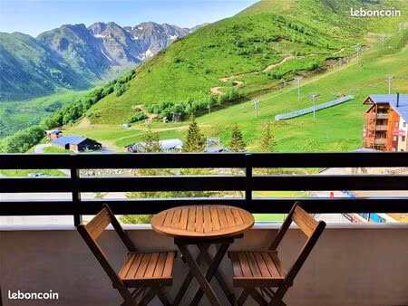 appartement pied des pistes 36m² – dernier étage + parking sous-sol – peyragudes