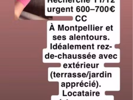 recherche appartement à loué