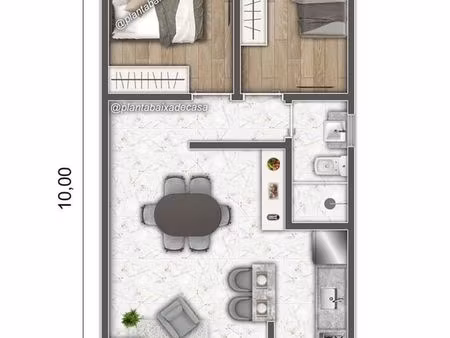 appartement en rez de chausser