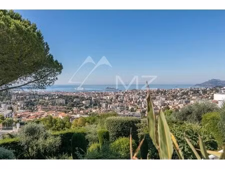 hauteurs de cannes - appartement vue mer panoramique - mzicc4110