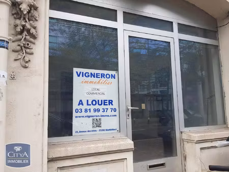 local commercial à louer 27.06 m² - montbéliard (25) - 410€