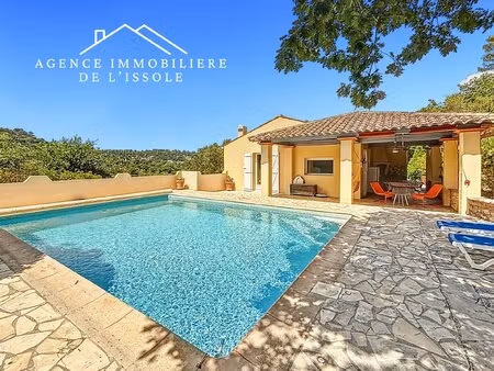 maison flassans-sur-issole  130m2 au total  3900m2 de terrain  piscine  garage  vue...