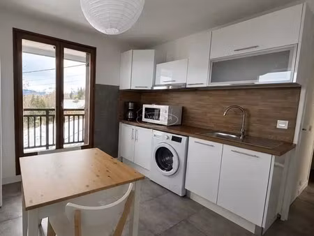 location appartement 1 pièce 19m² mont saxonnex 74130
