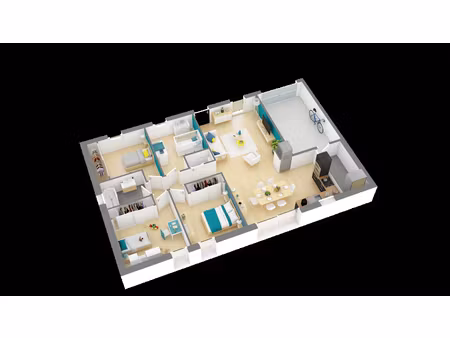 vente maison neuve 5 pièces 91 m² à grand-champ (56390)  216 420 €
