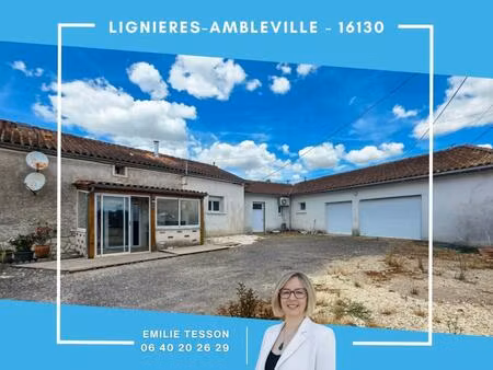 location maison 6 pièces 135m² lignieres sonneville 16130