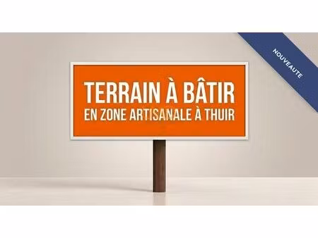 terrain à bâtir 717 m2 zone artisanale
