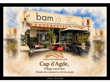 vente commerce le cap d agde 34300 49m²