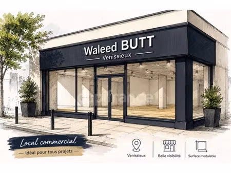 location commerce 3 pièces 90 m² à vénissieux (69200)