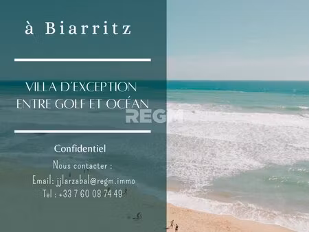 villa avec piscine-bord de mer et golf