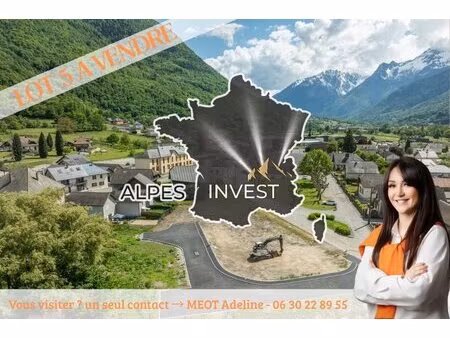 lot 5 - terrain constructible viabilise  libre de constructeur et plat de 397 m2.