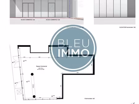 location commerce cagnes-sur-mer 06800 109m²