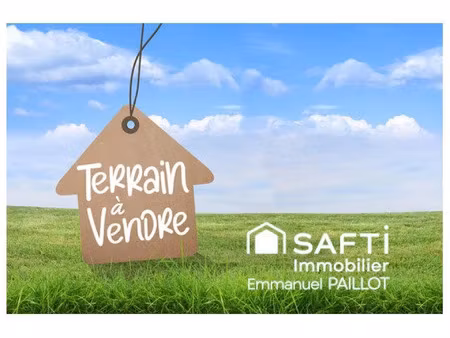 vente terrain 1037 m² authume (39100)