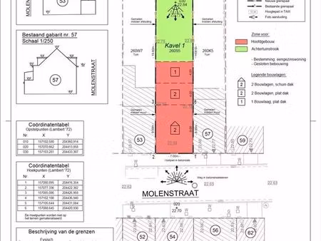 terrain à vendre à molenstraat 55 hove (rbw39714)