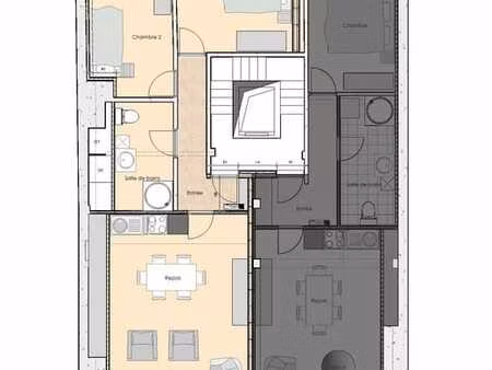 appart 2 ch. 5000 namur  avenue cardinal mercier 12