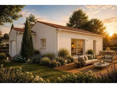 terrain avec maison neuve à vendre