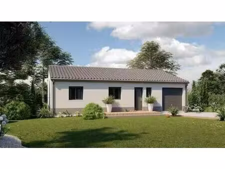 terrain avec maison neuve à vendre