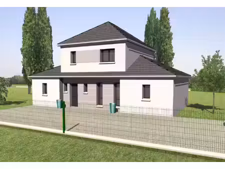 terrain avec maison neuve à vendre
