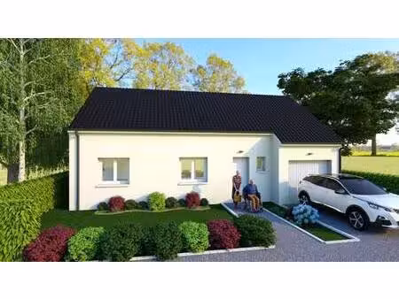 terrain avec maison neuve à vendre