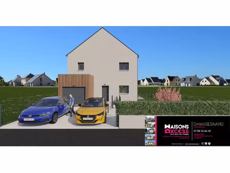 terrain avec maison neuve à vendre